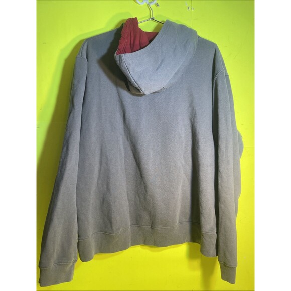 Alabama Crimson Tide Men's Sz XL Hoodie Sweatshirt Gray with Script A Patchwork - Picture 3 of 4